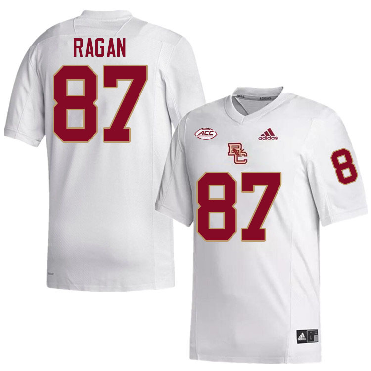 Boston College Eagles #87 Matt Ragan College Football Jerseys Stitched-White